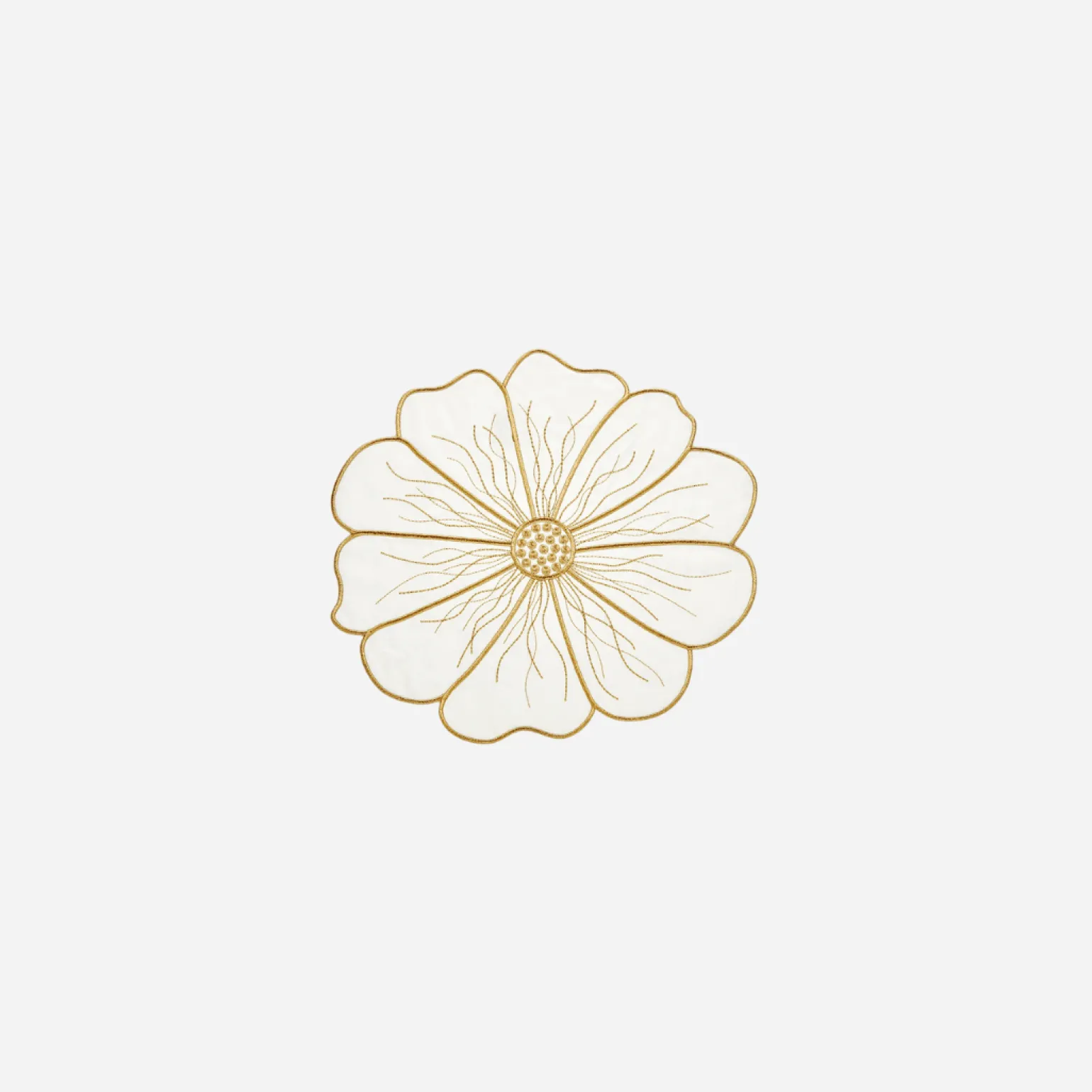 anemone_coaster_white__go_0.webp Anemone Coaster White & Gold - Set of 4
