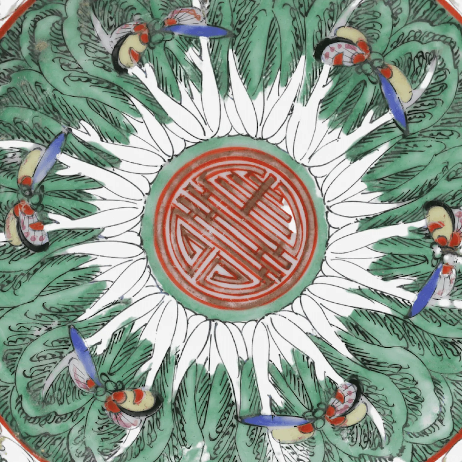 antique_cabbage__butterfl_2.webp Antique Cabbage & Butterfly Plates - Set of 10