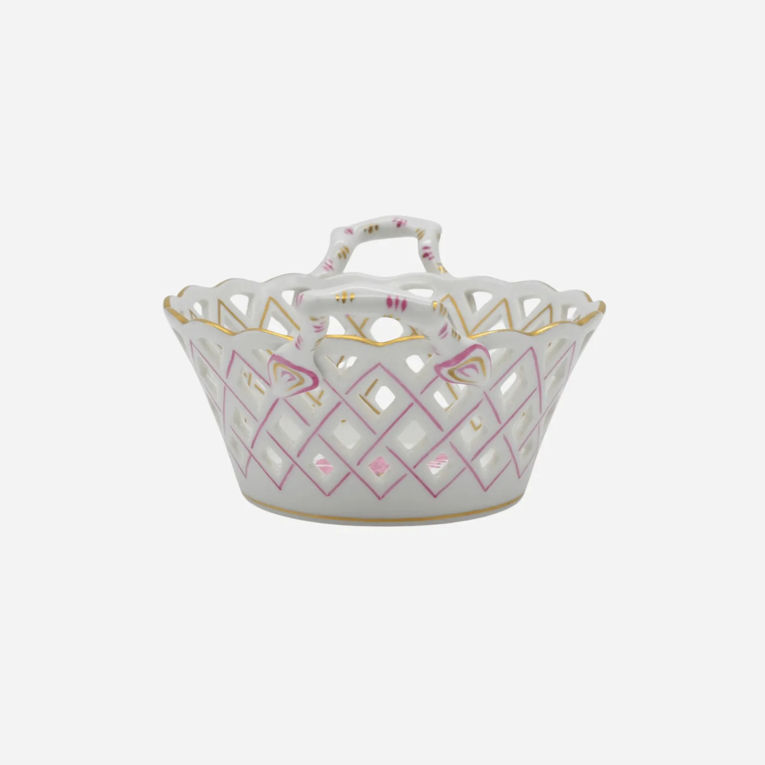antique_herend_apponyi_pi_0.webp Antique Herend Apponyi Pink Bread Basket