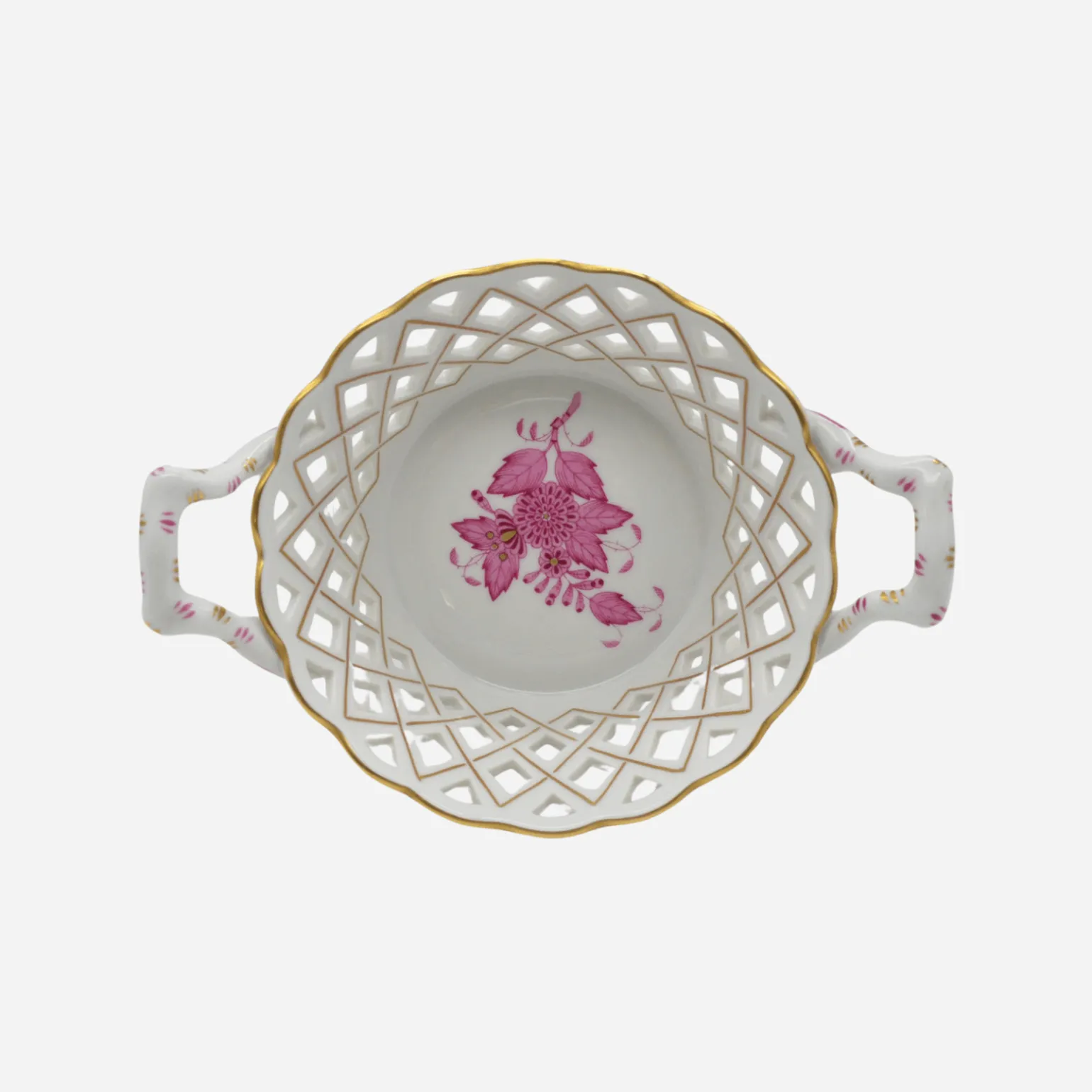antique_herend_apponyi_pi_2.webp Antique Herend Apponyi Pink Bread Basket