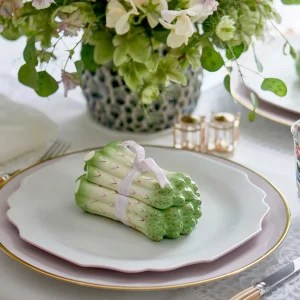 Belvedere Soft Pink Rim Dinner Plate