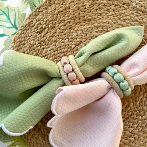 Berry Napkin Ring Blush - Set of 4