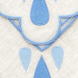 Blue Drops Dinner Napkin - Set of 4