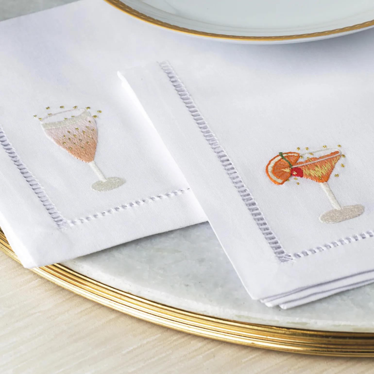 champagne_cocktail_napkin_2.webp Champagne Cocktail Napkins - Set of Two