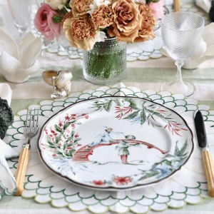 Chinoiserie Dessert Plates - Set of 12