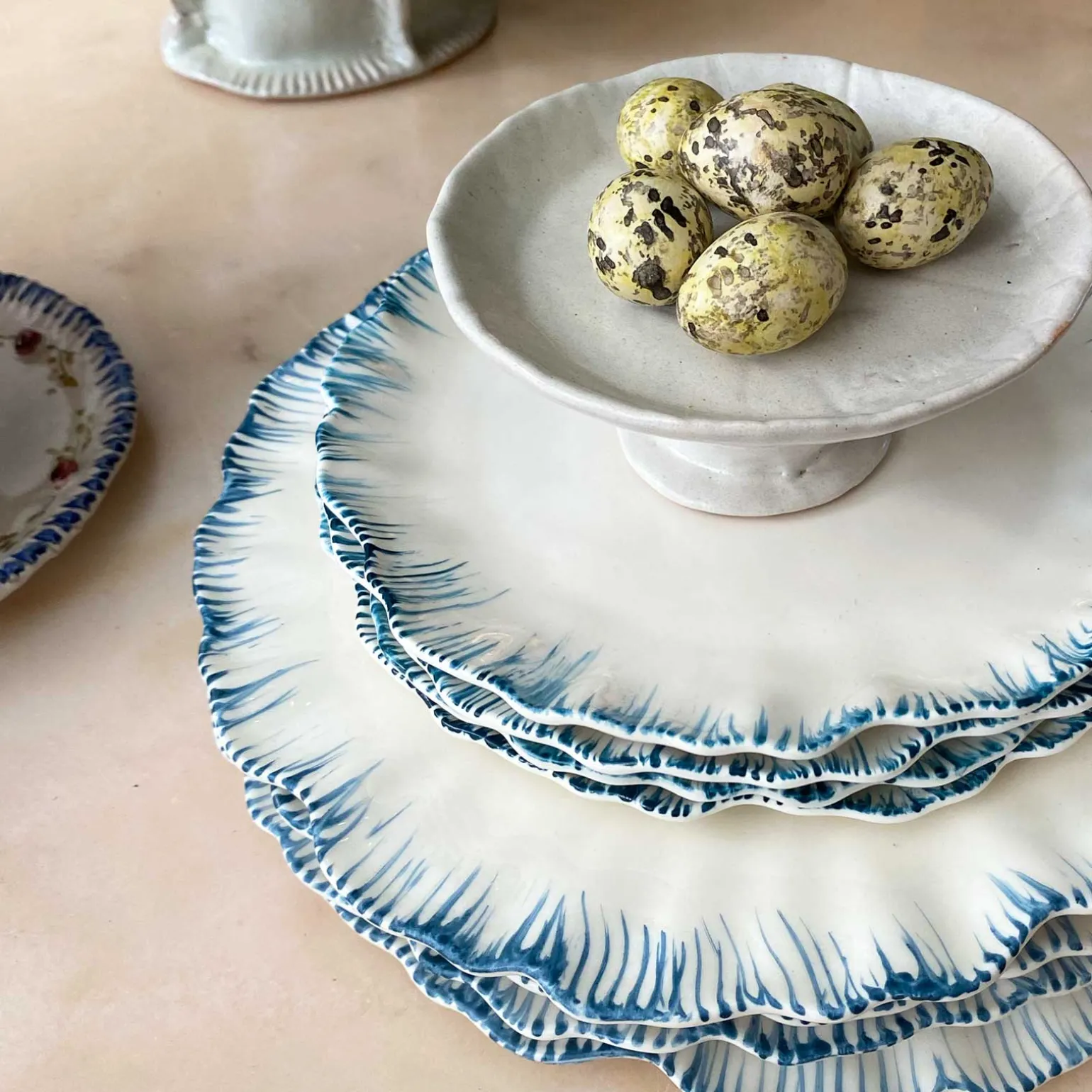 flecos_dessert_plate_teal_1.webp Flecos Dessert Plate Teal