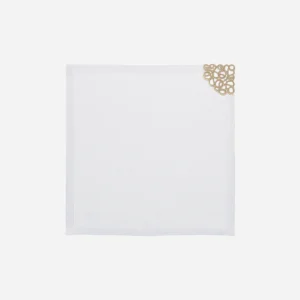 Florence Gold Lace Corner Napkin