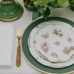Fortuna Dessert Plate Antique Brown