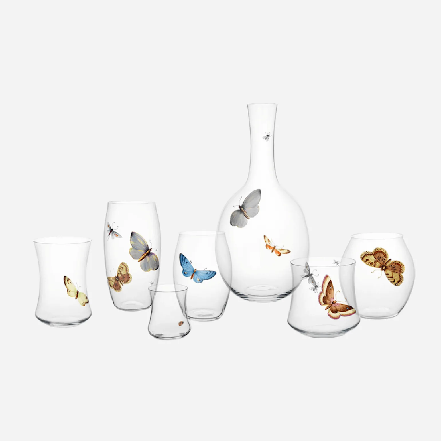 handpainted_butterfly_low_2-1.webp Hand-painted Butterfly Low Tumbler - 2 Butterflies