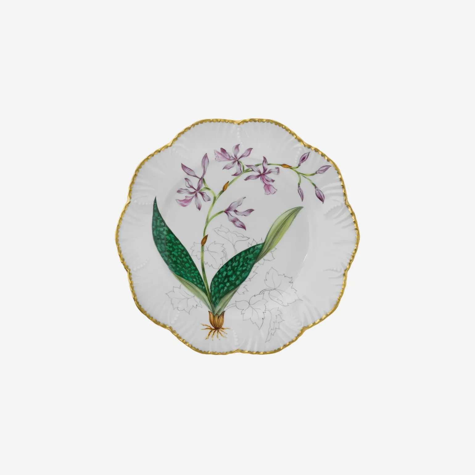 histoires_dorchides_desse_5.webp Histoires d'Orchidées Dessert Plates - Set of 6