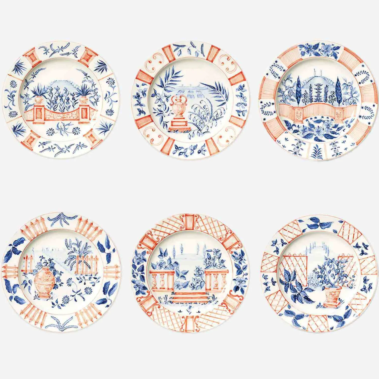 italian_views_dessert_pla_0.webp Italian Views Dessert Plates - Set of 6