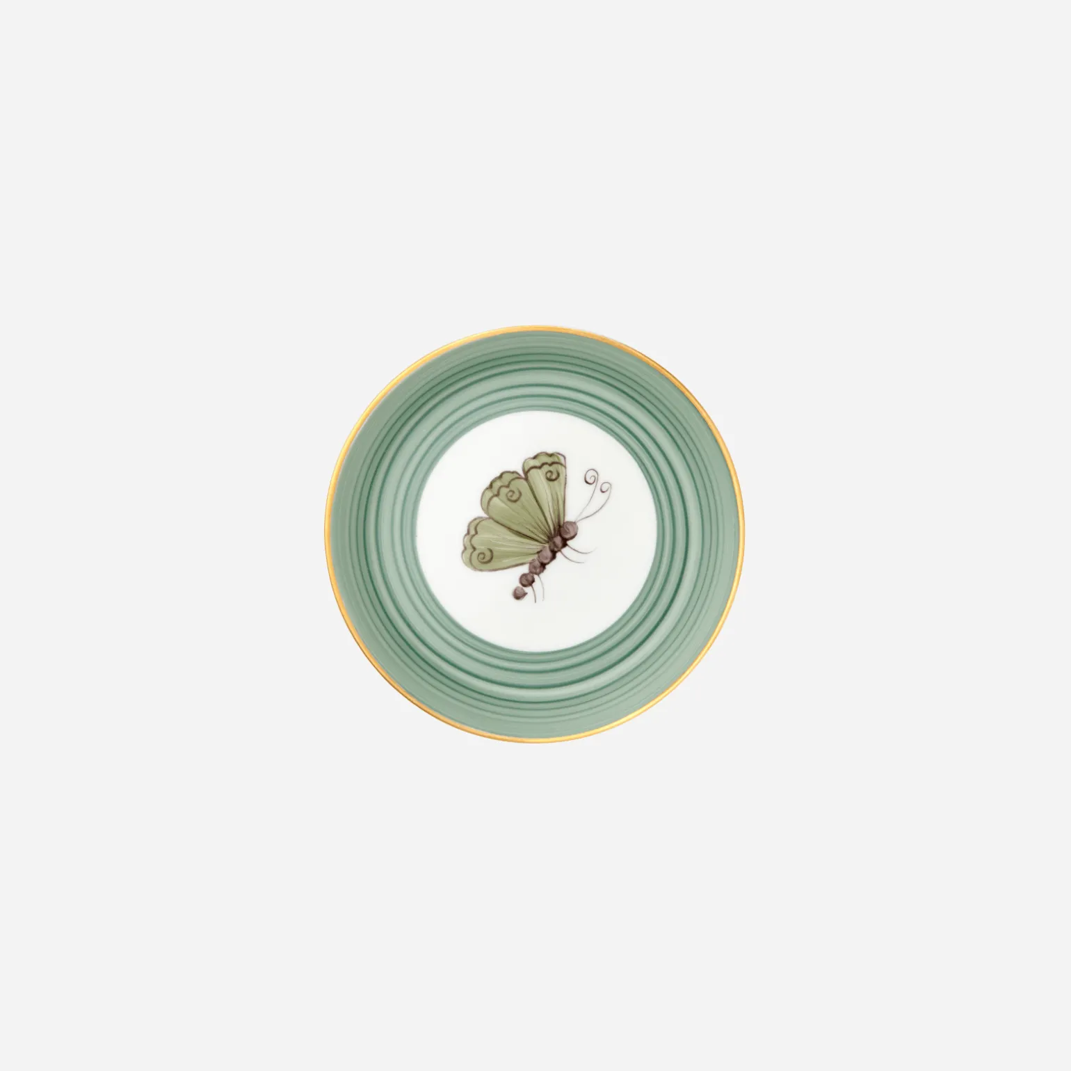 jardins_dudaipur_butterfl_0-1.webp Jardins d’Udaipur Butterfly Bread Plate - Moss