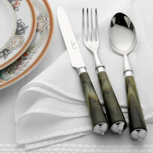 Julia Green Marble 2-Piece Carving Set
