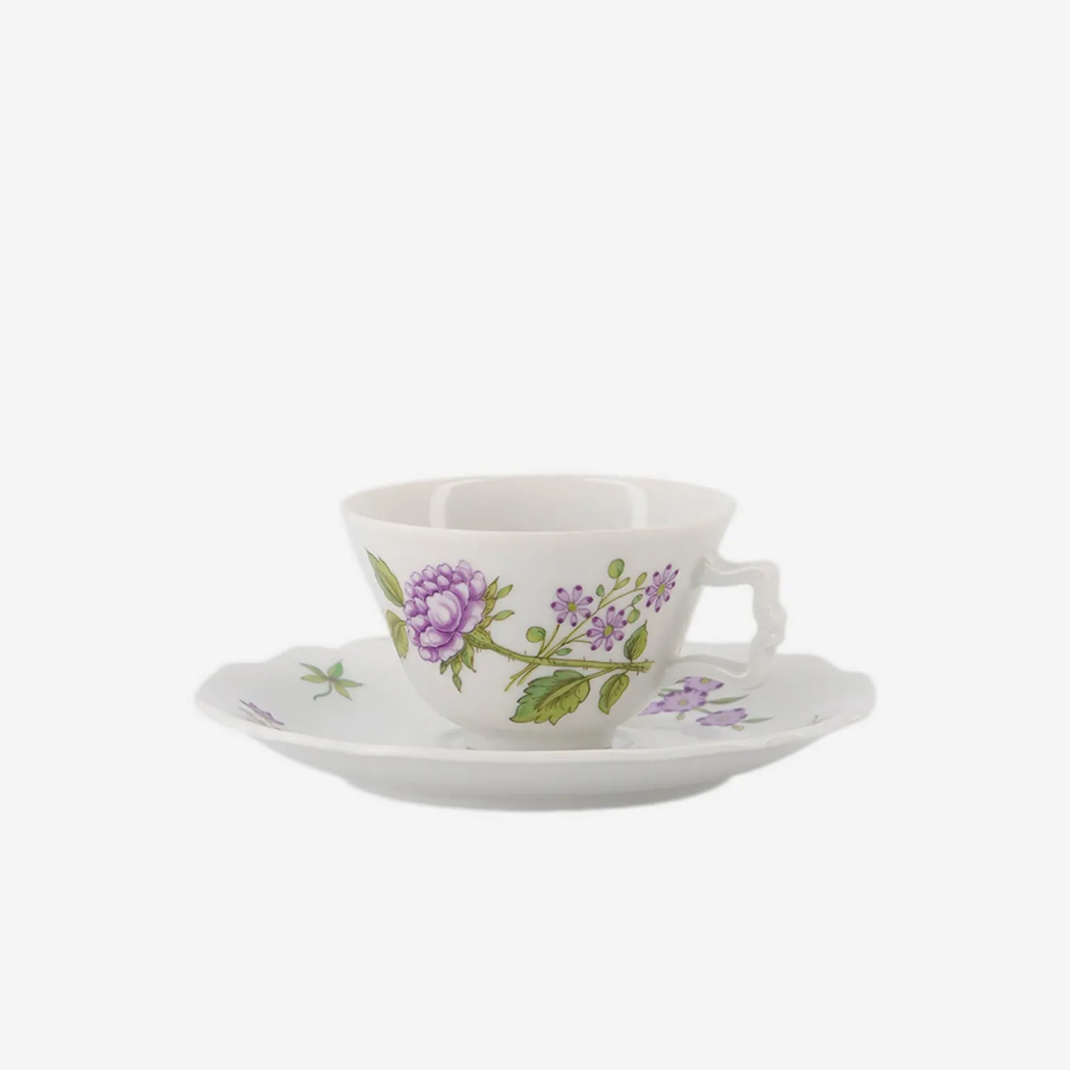 lilac_floral_bouquets_esp_0.webp Lilac Floral Bouquets Espresso Cup & Saucer - Dahlia