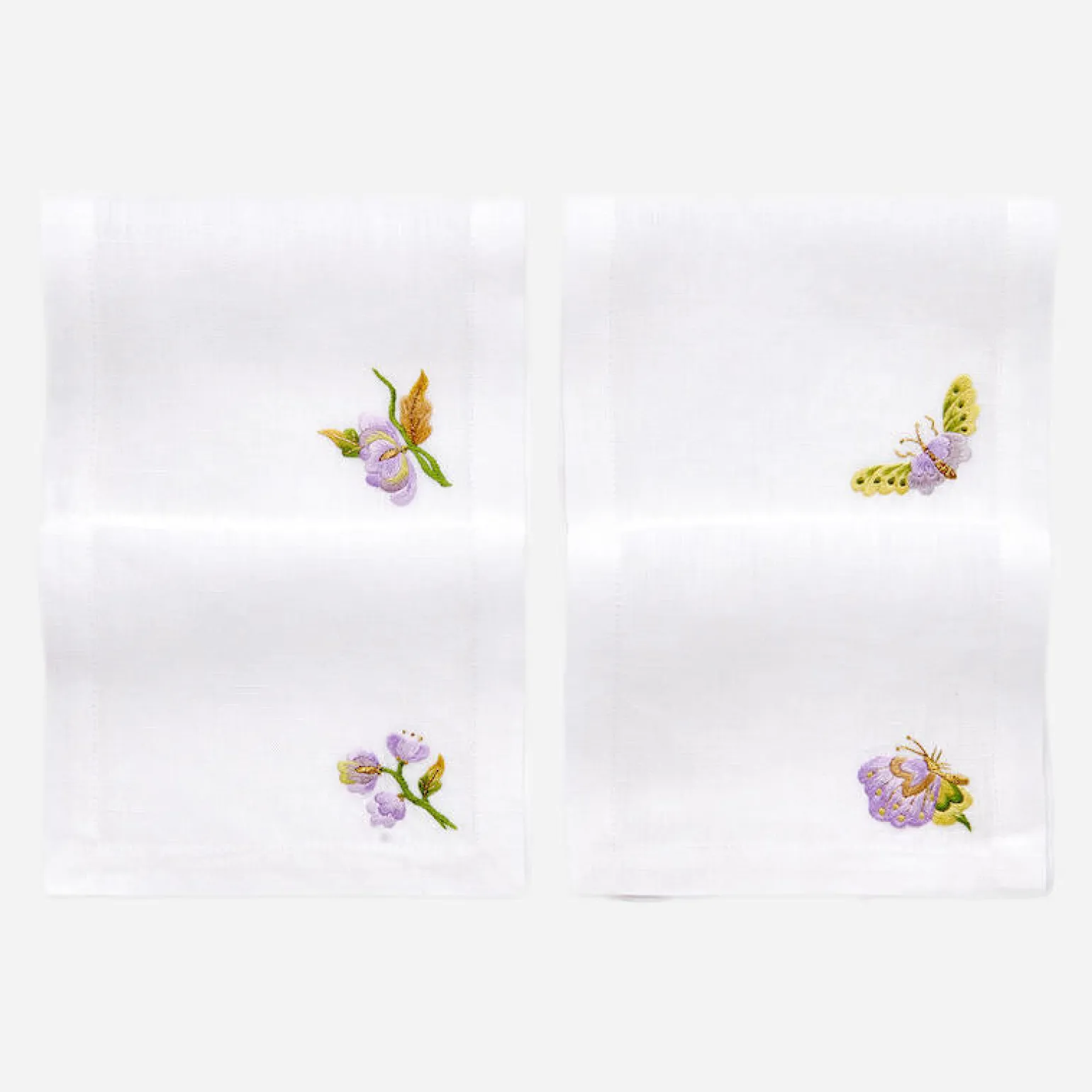 lilac_flower__butterfly_c_0.webp Lilac Flower & Butterfly Cocktail Napkin - Set of 4