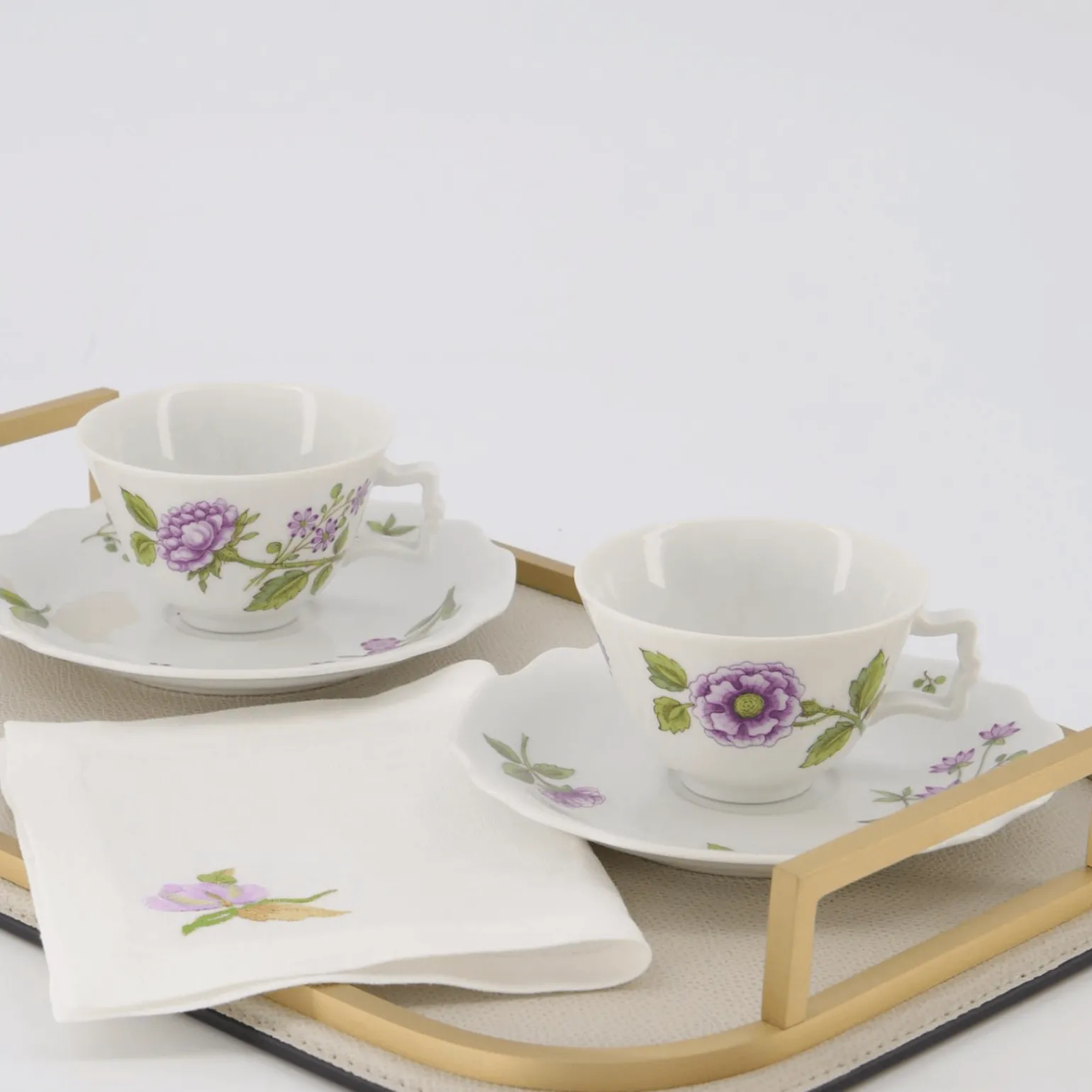 lilac_flower__butterfly_c_1.webp Lilac Flower & Butterfly Cocktail Napkin - Set of 4