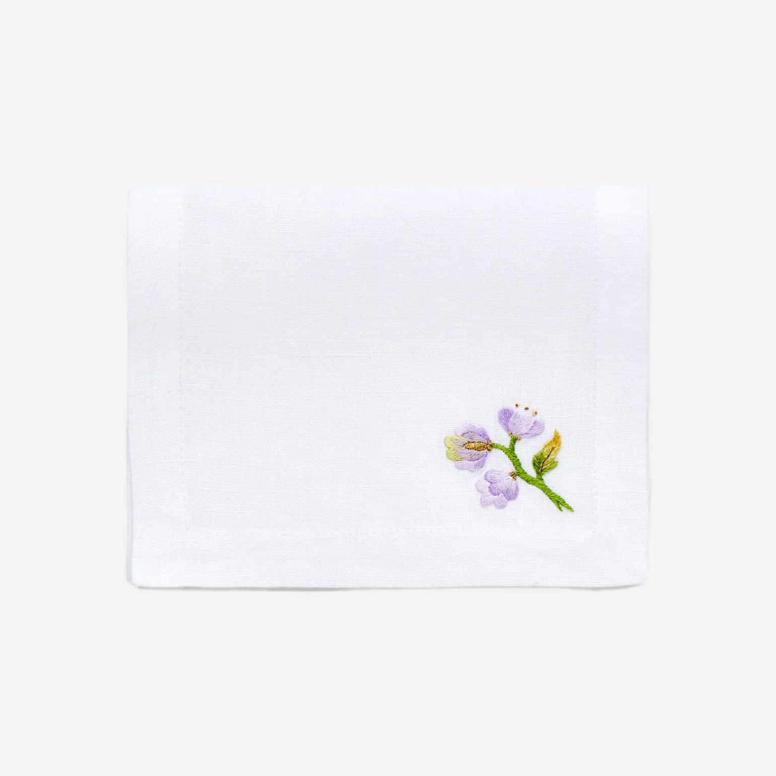 lilac_flower__butterfly_c_2.webp Lilac Flower & Butterfly Cocktail Napkin - Set of 4