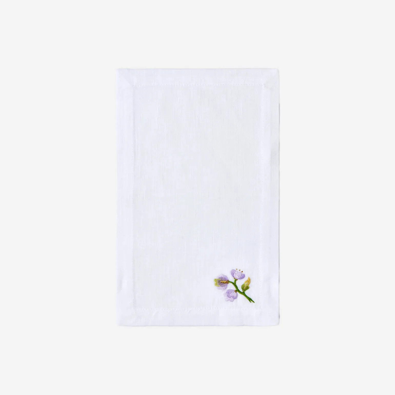lilac_flower__butterfly_c_3.webp Lilac Flower & Butterfly Cocktail Napkin - Set of 4