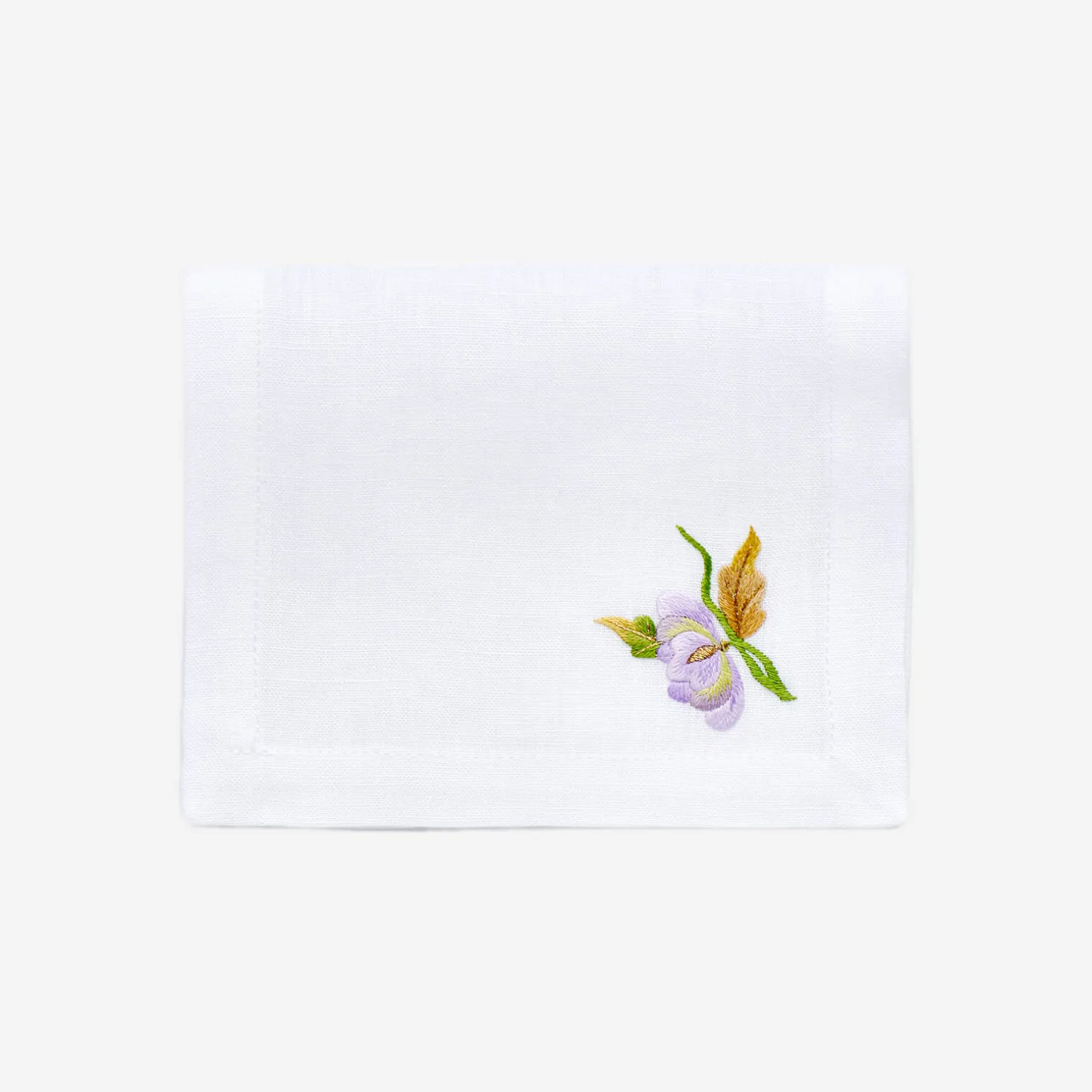 lilac_flower__butterfly_c_4.webp Lilac Flower & Butterfly Cocktail Napkin - Set of 4