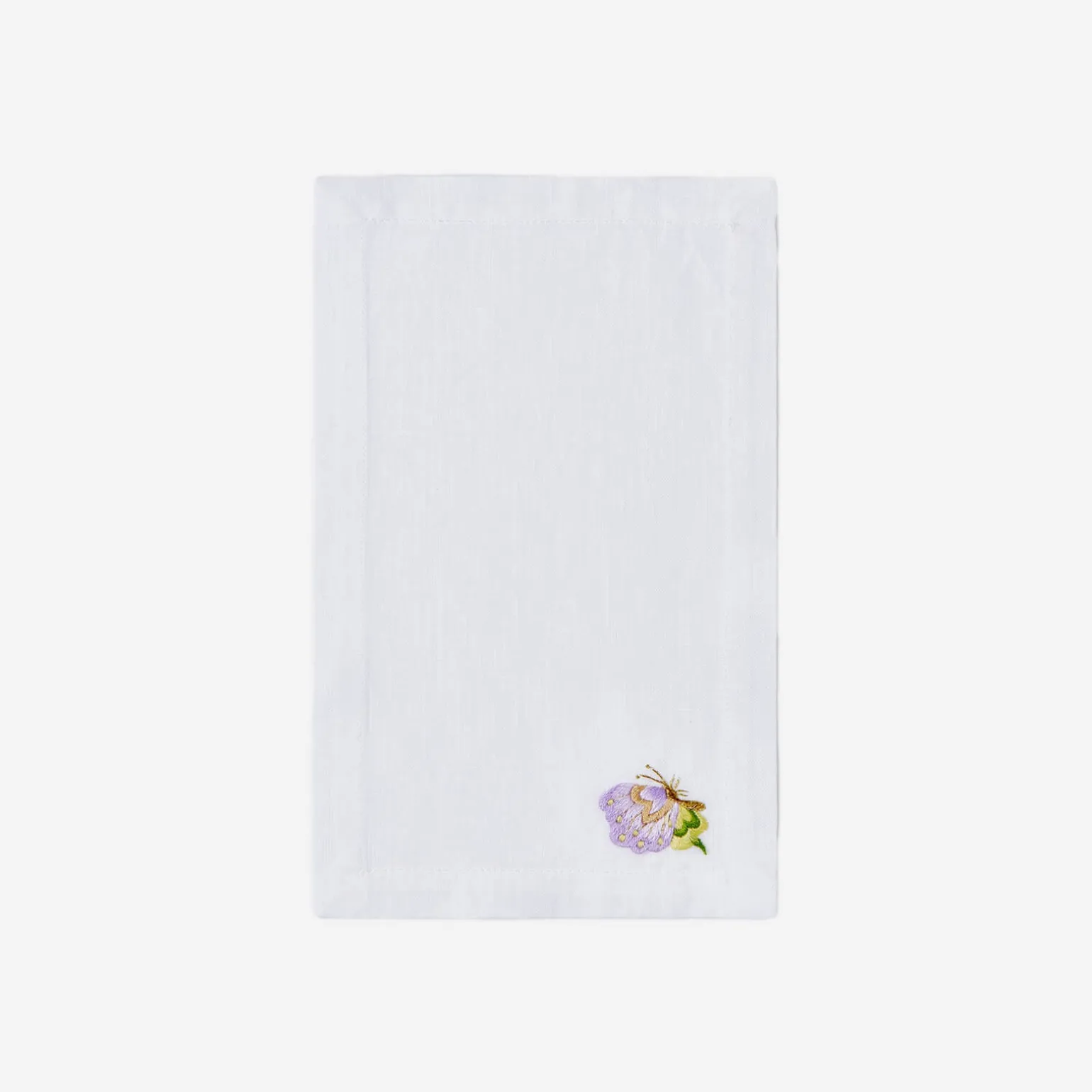 lilac_flower__butterfly_c_9.webp Lilac Flower & Butterfly Cocktail Napkin - Set of 4