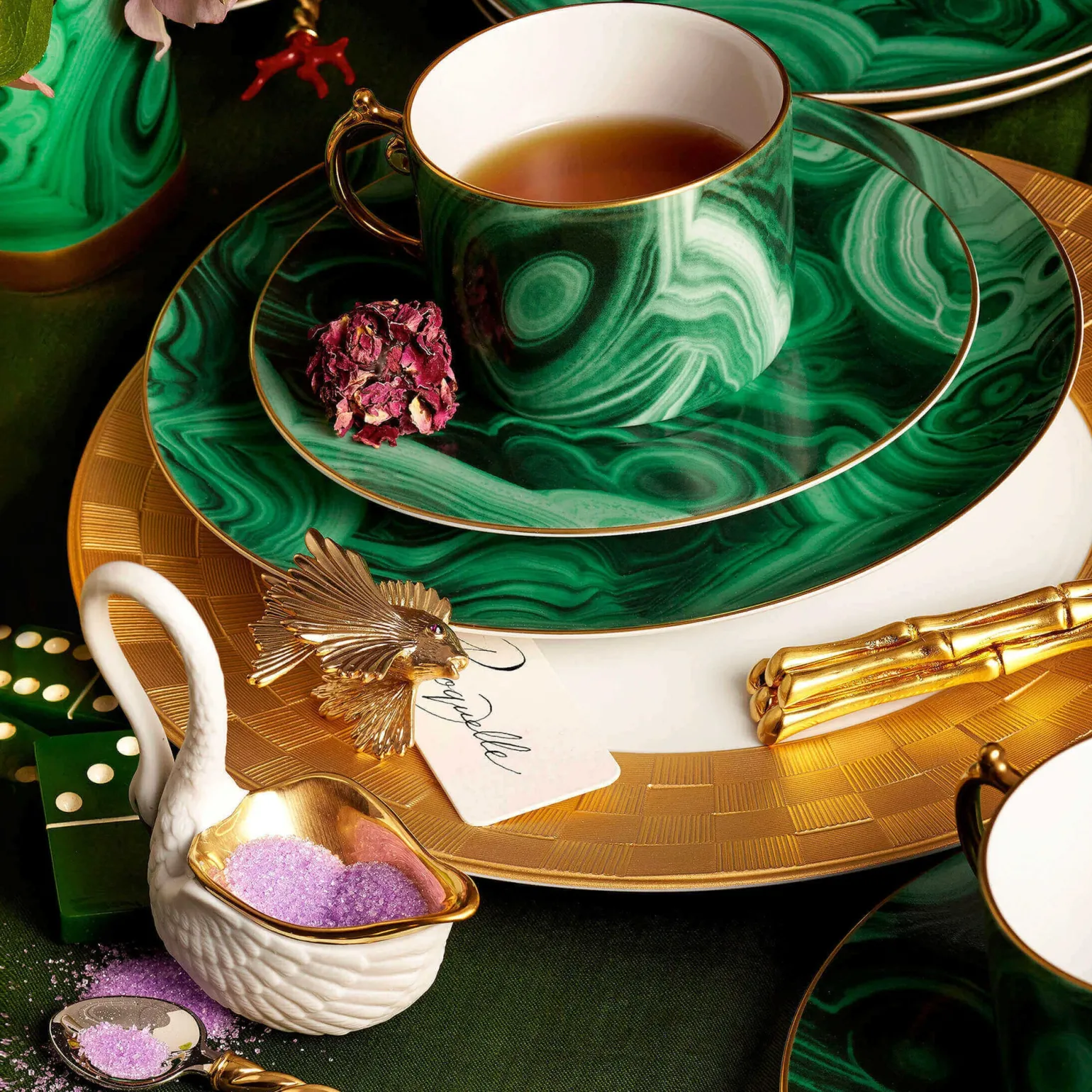 malachite_espresso_cups_a_2.webp Malachite Espresso Cups and Saucers - Set of 6