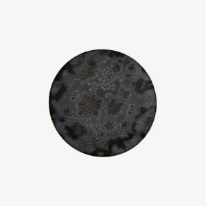 Moonshadow Black Bread Plate
