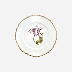 Old Master Tulips Dessert Plate - Set of 4