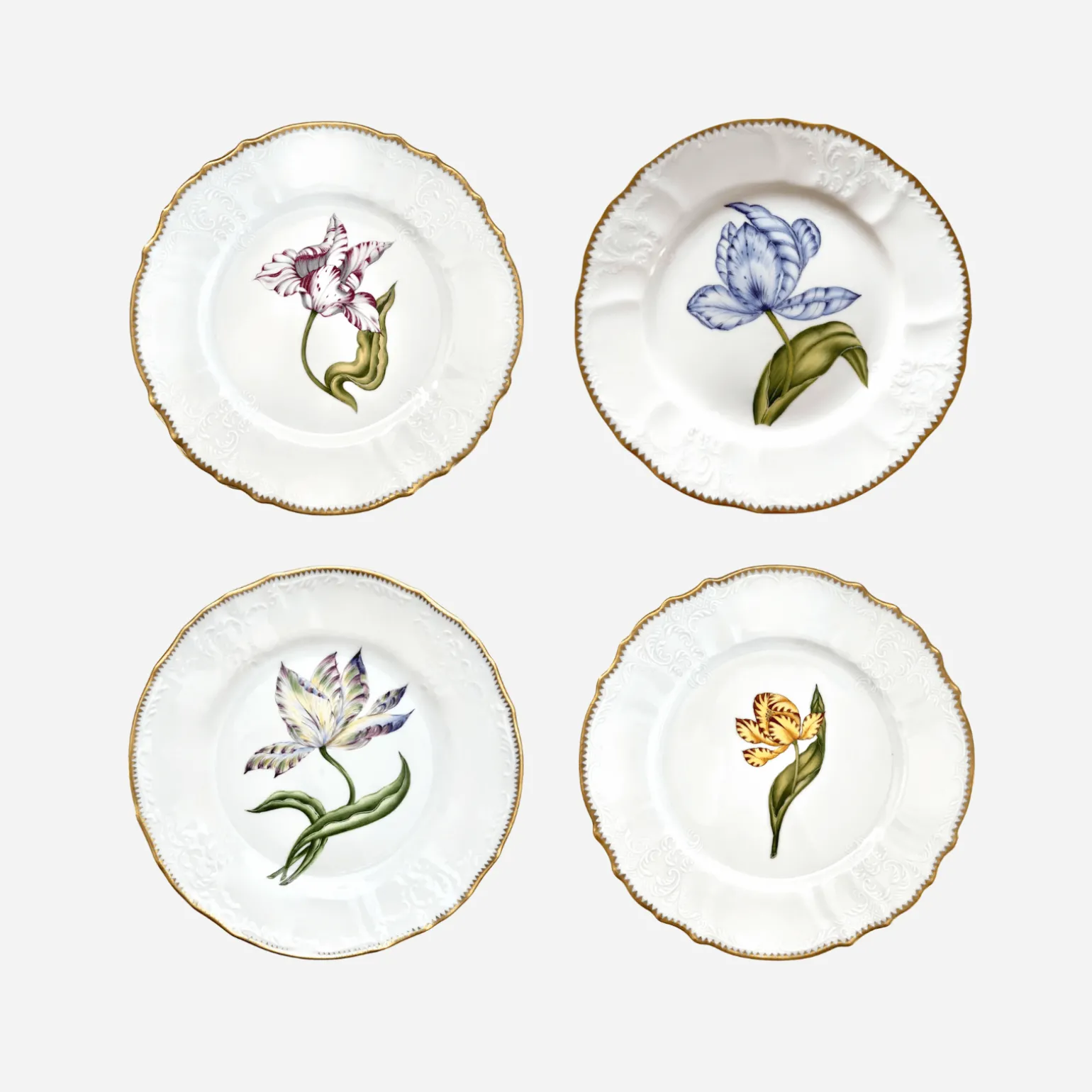 old_master_tulips_dinner__0.webp Old Master Tulips Dinner Plate - Set of 4