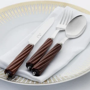 Orégon Rosewood 4-Piece Cutlery Set
