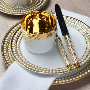 Perlée Gold Charger Plate