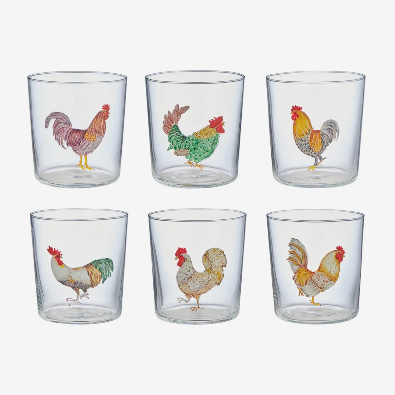 rooster_tumblers__set_of__0.webp Rooster Tumblers - Set of 6