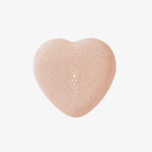 Shagreen Heart Box Blush
