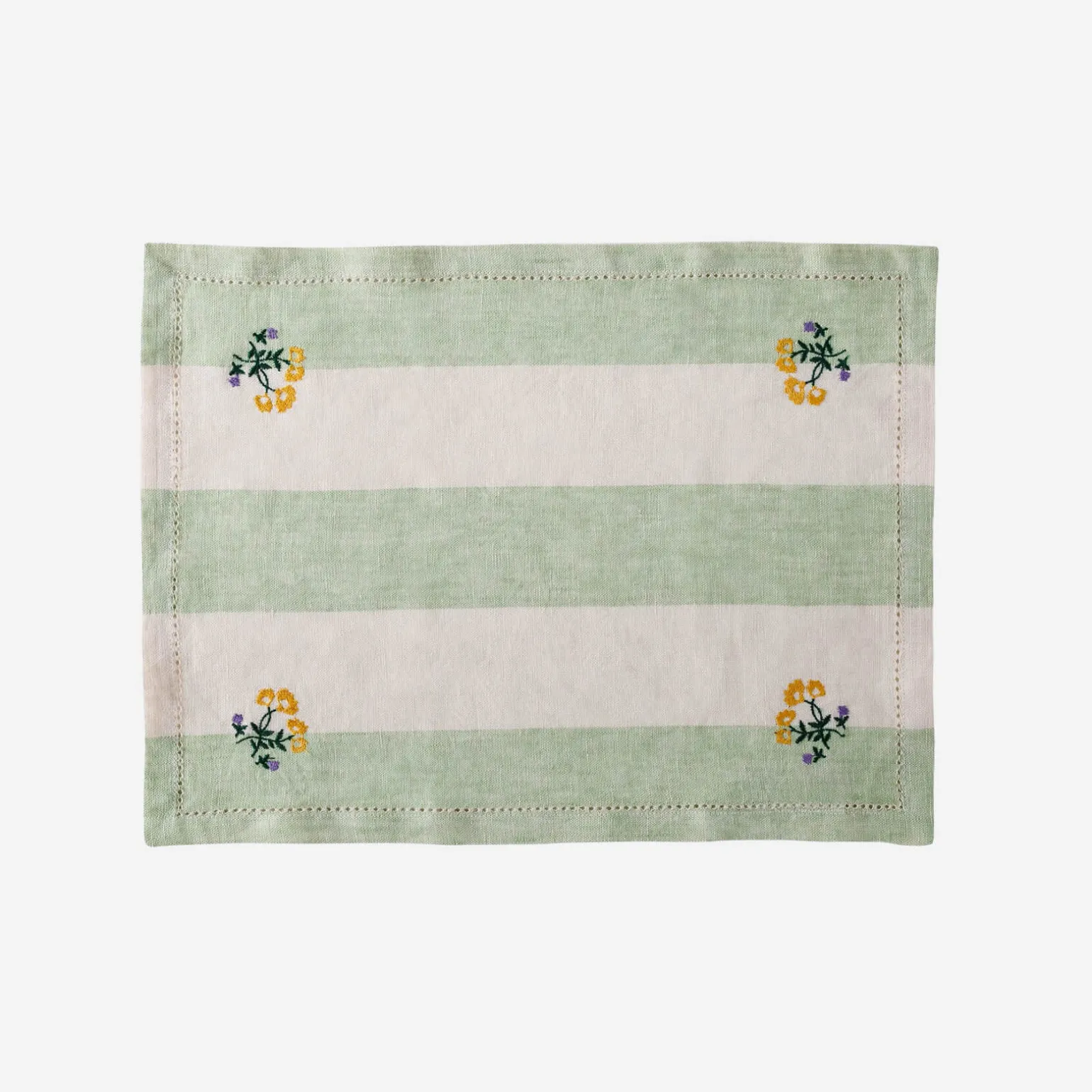 sirkus_stripe_embroidered_1-1.webp Sirkus Stripe Embroidered Napkin Pistachio