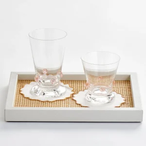 Soft Pink Rosettes Tumbler