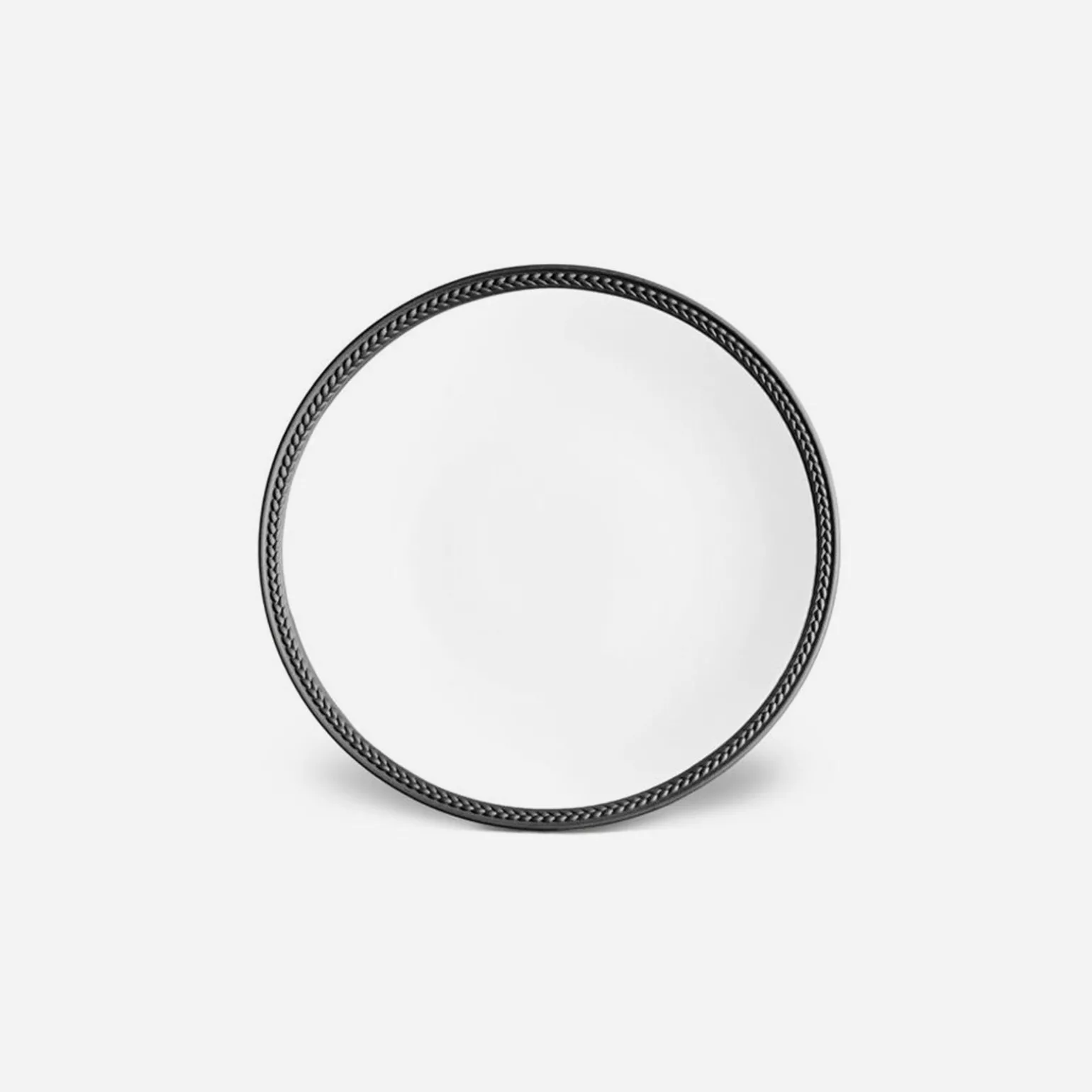soie_tresse_black_dessert_0.webp Soie Tressée Black Dessert Plate