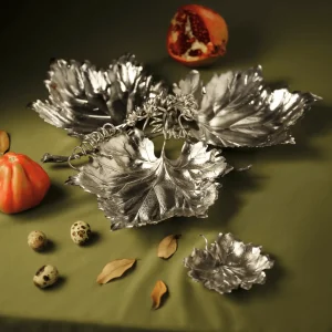 Vine Leaf Sterling Silver Bowl - Medium